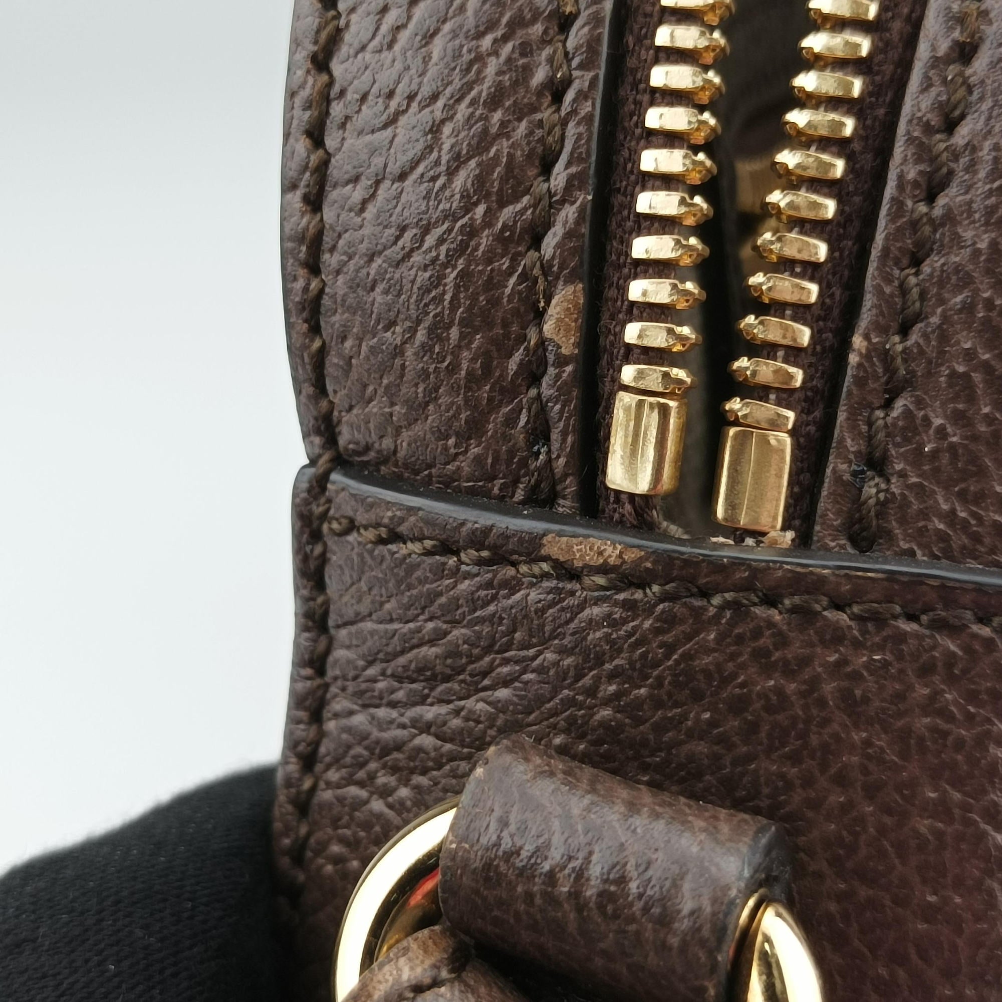 Pre-owned Gucci Jumbo GG Messenger Brown canvas×leather 675891 shoulderbag | stylenewstar