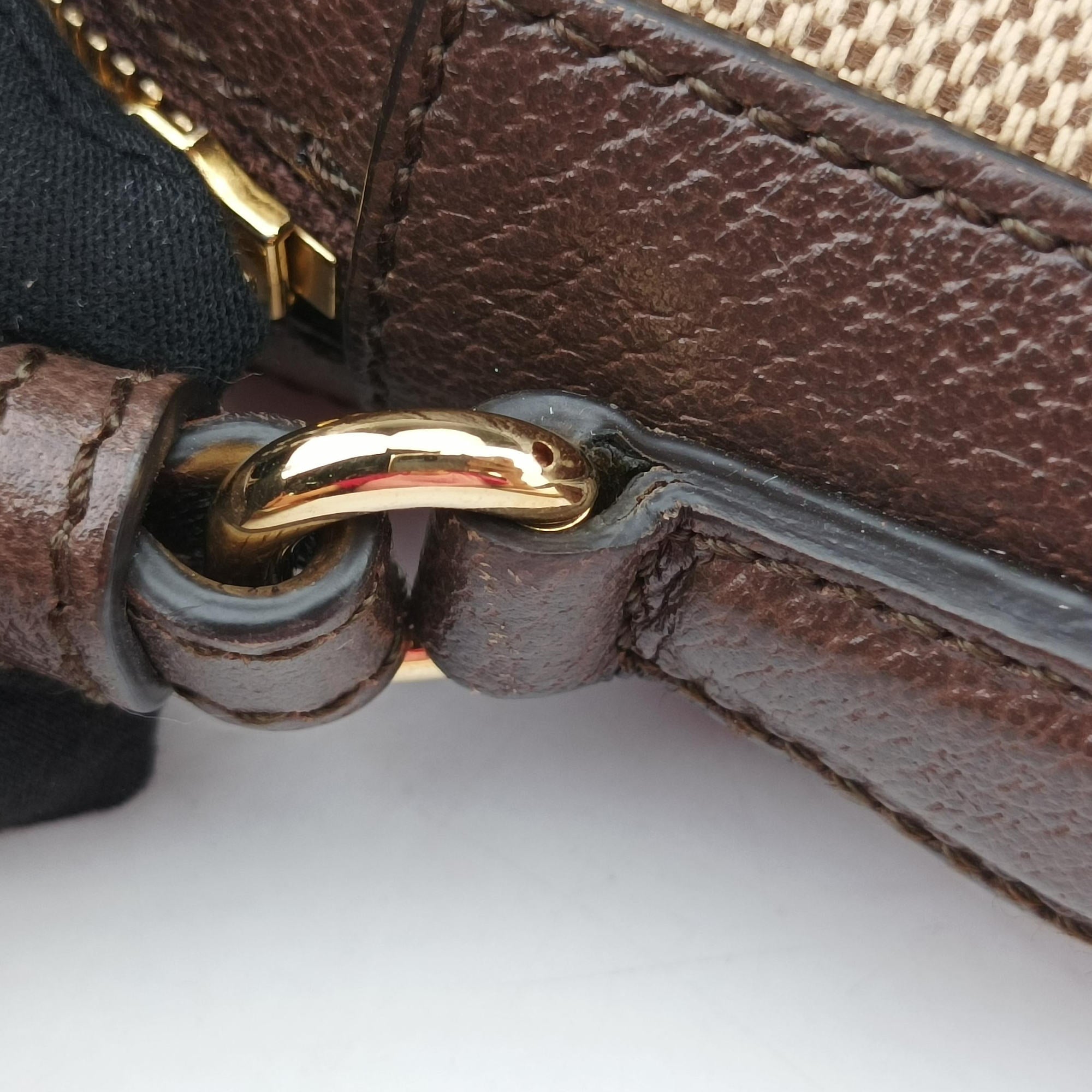 Pre-owned Gucci Jumbo GG Messenger Brown canvas×leather 675891 shoulderbag | stylenewstar