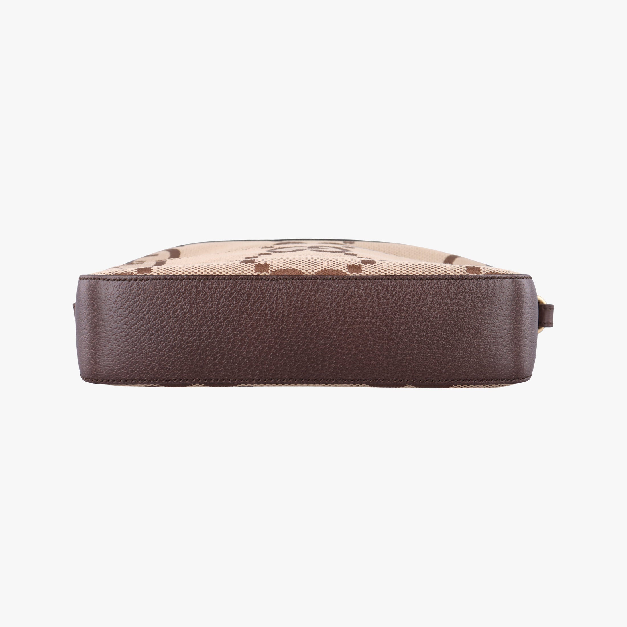 Pre-owned Gucci Jumbo GG Messenger Brown canvas×leather 675891 shoulderbag | stylenewstar