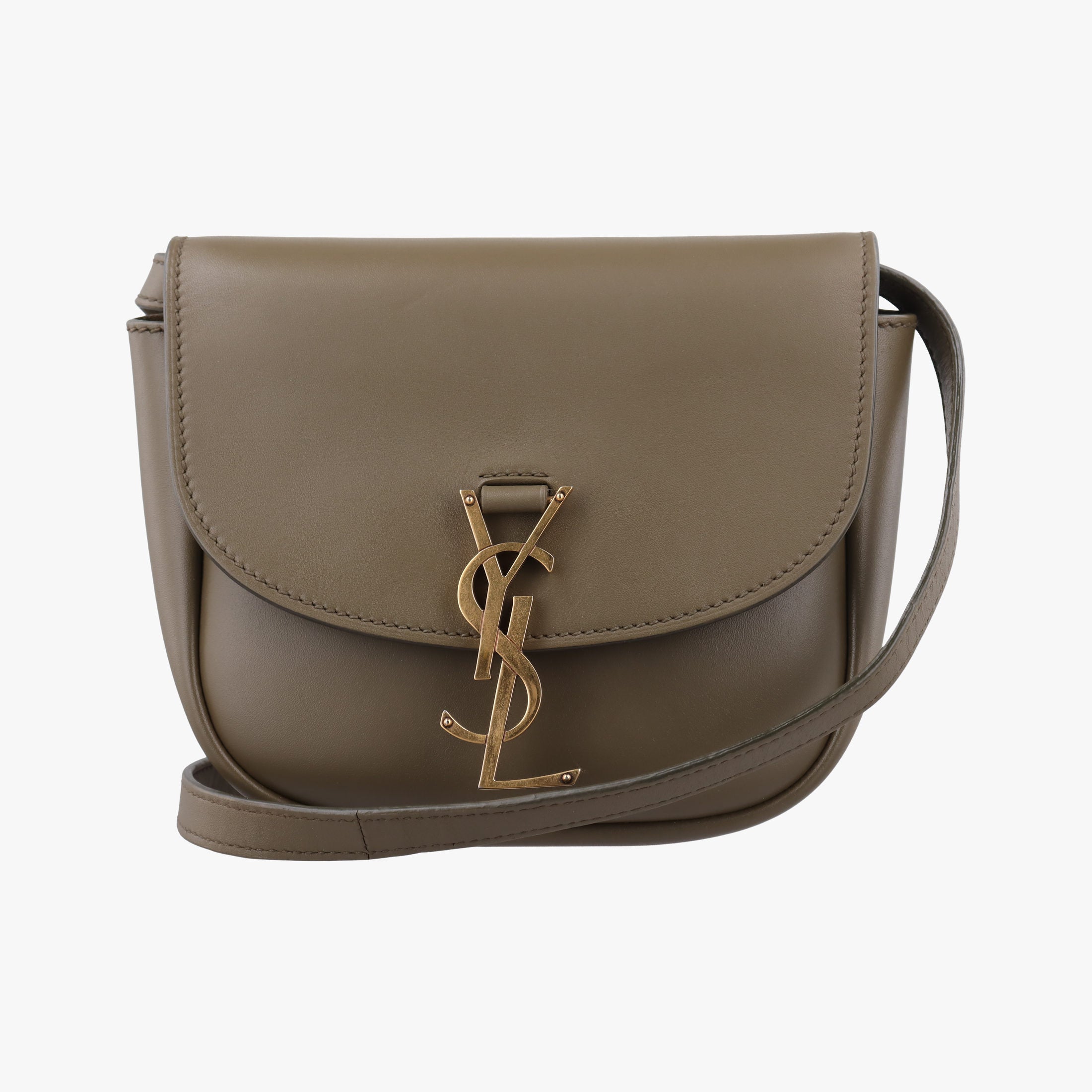 Vintage Yves Saint Laurent KAIA Green Leather 619740 shoulderbag | stylenewstar