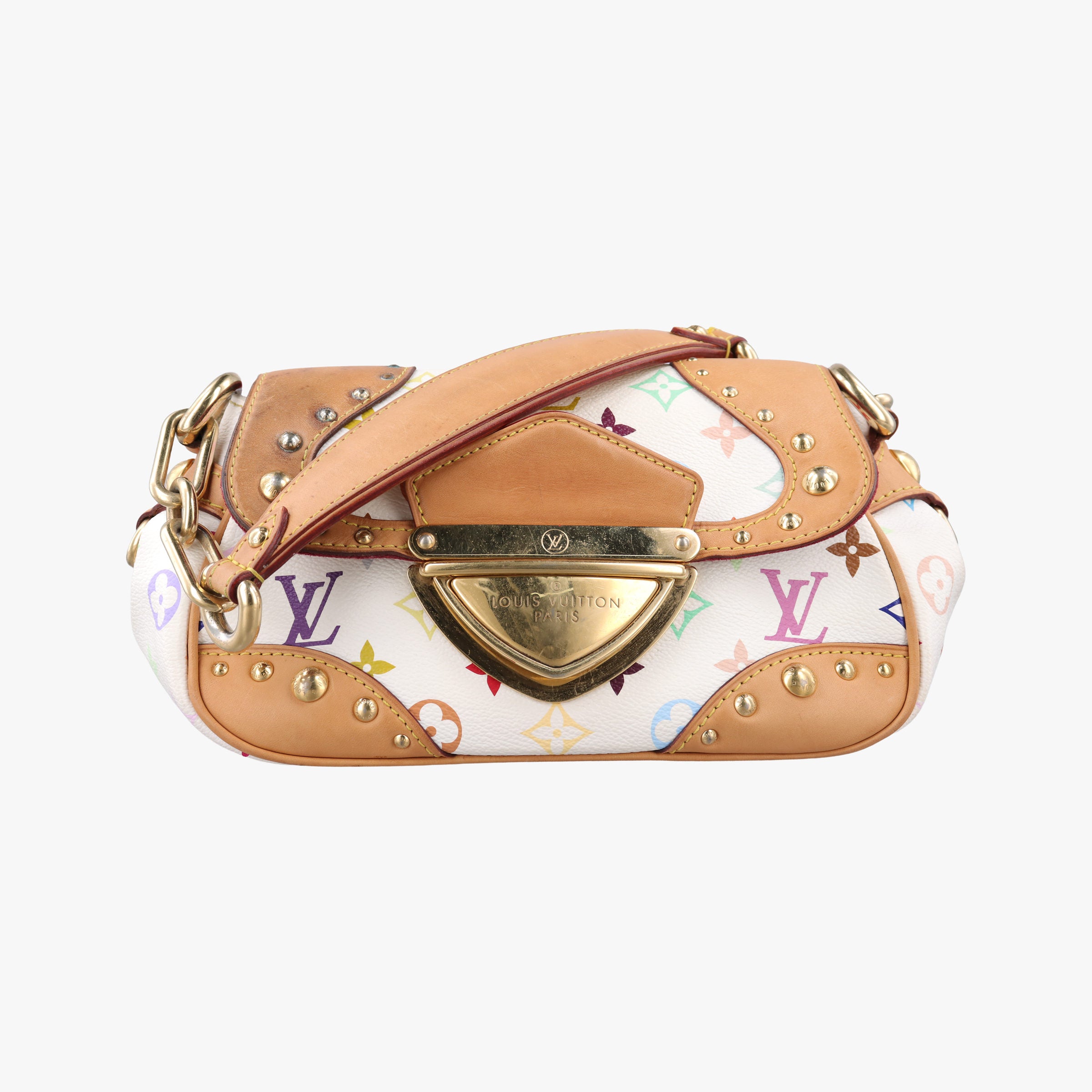 Vintage Louis Vuitton MARILYN white Monogram Multicolor M40127 shoulderbag | stylenewstar