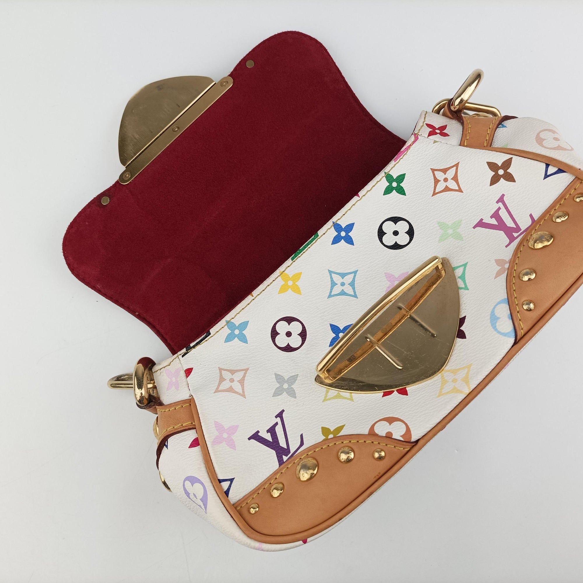 Vintage Louis Vuitton MARILYN white Monogram Multicolor M40127 shoulderbag | stylenewstar