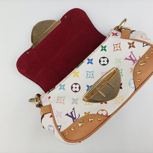 Vintage Louis Vuitton MARILYN white Monogram Multicolor M40127 shoulderbag | stylenewstar
