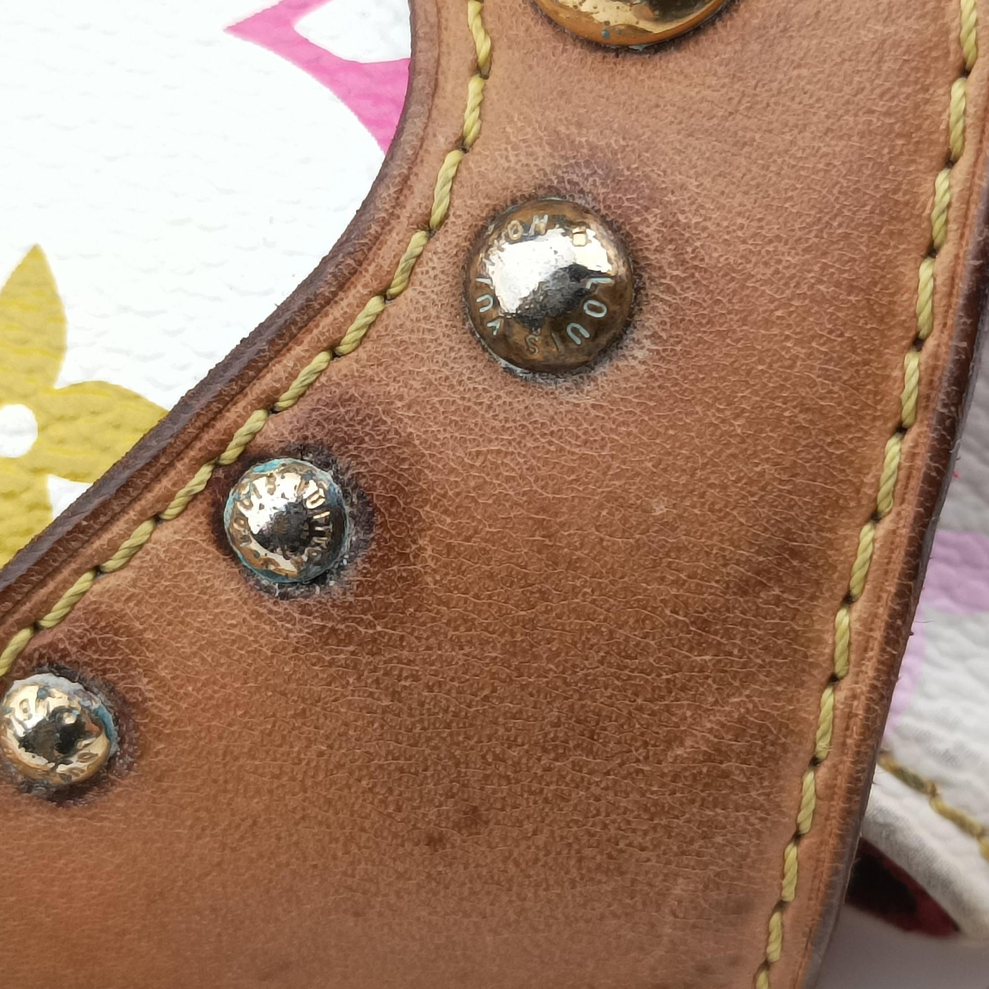 Vintage Louis Vuitton MARILYN white Monogram Multicolor M40127 shoulderbag | stylenewstar