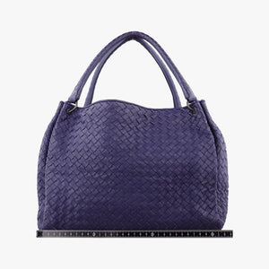 Pre-owned Bottega Veneta Parachute Intrecciato Purple lambskin  handbag | stylenewstar
