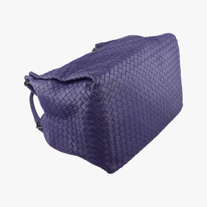 Pre-owned Bottega Veneta Parachute Intrecciato Purple lambskin  handbag | stylenewstar