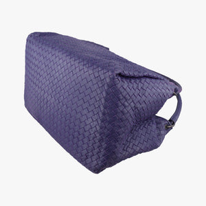 Pre-owned Bottega Veneta Parachute Intrecciato Purple lambskin  handbag | stylenewstar