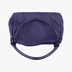 Pre-owned Bottega Veneta Parachute Intrecciato Purple lambskin  handbag | stylenewstar