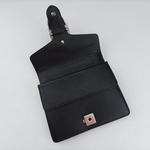 Pre-owned Gucci Dionysus Black Leather 421970 shoulderbag | stylenewstar