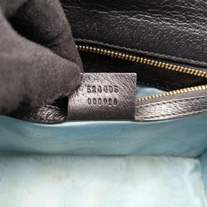 Pre-owned Gucci Sylvie Black×Multicolor Leather 524405 shoulderbag | stylenewstar