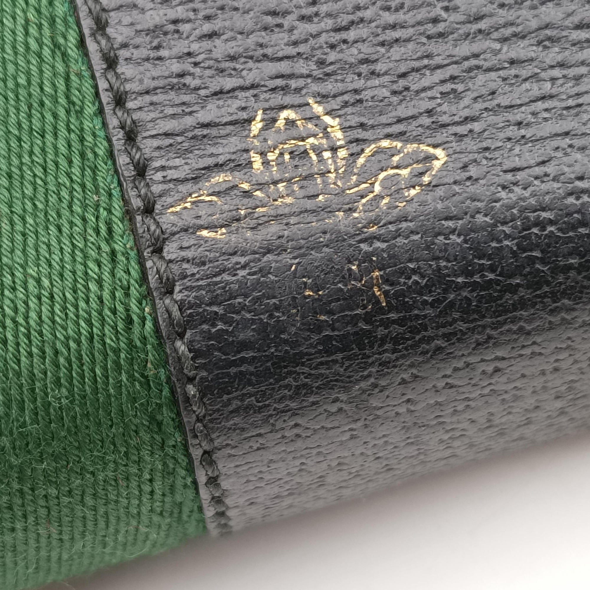 Pre-owned Gucci Sylvie Black×Multicolor Leather 524405 shoulderbag | stylenewstar