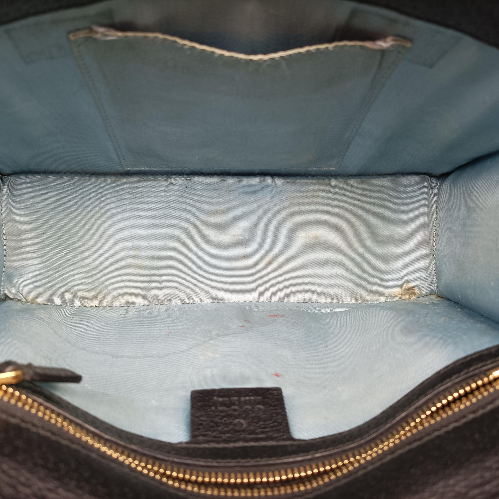 Pre-owned Gucci Sylvie Black×Multicolor Leather 524405 shoulderbag | stylenewstar