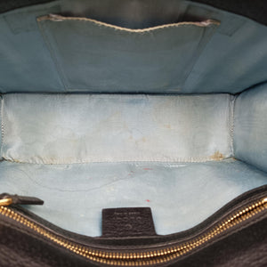 Pre-owned Gucci Sylvie Black×Multicolor Leather 524405 shoulderbag | stylenewstar