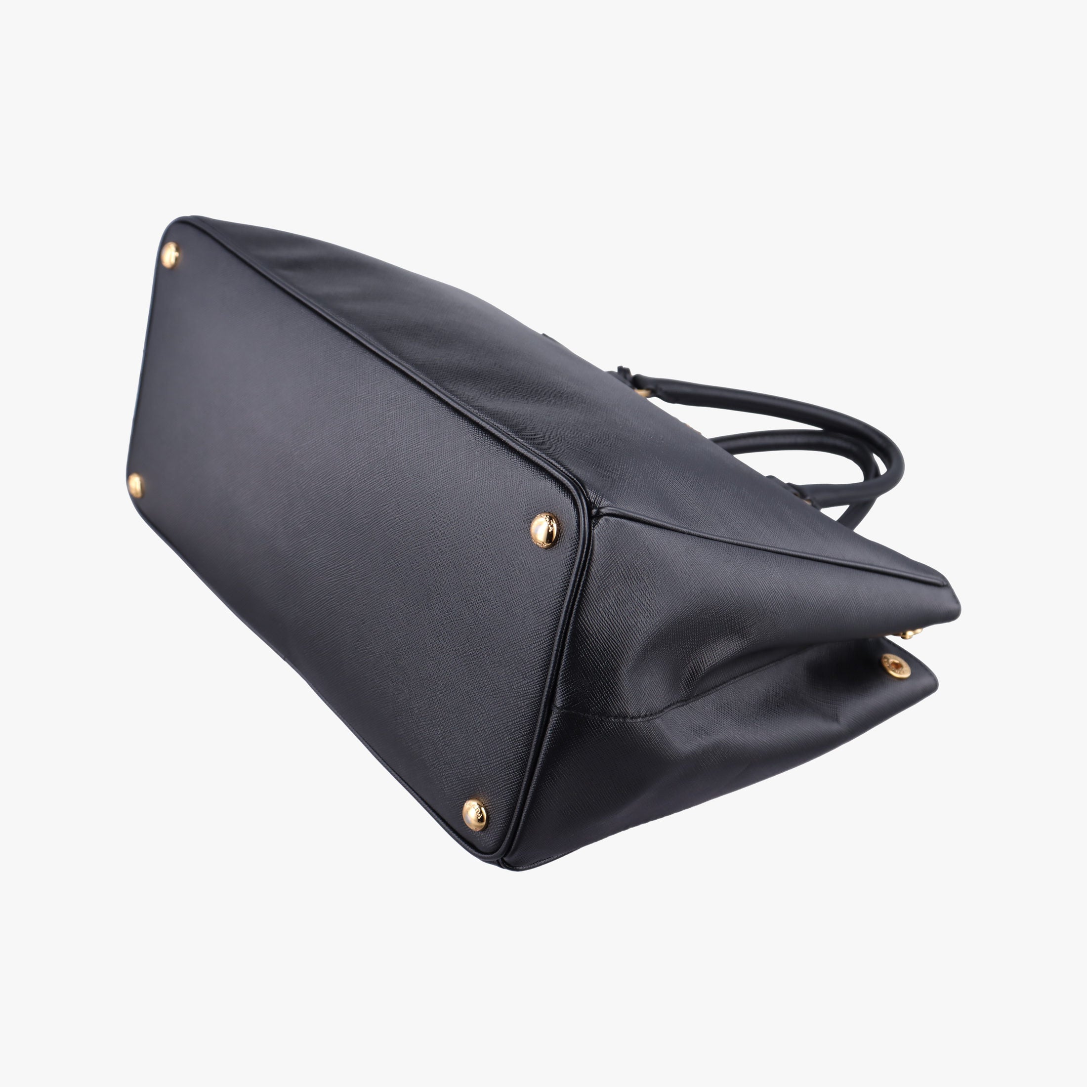 Pre-owned Prada Galleria Black SAFFIANO Leather BN2274 handbag | stylenewstar
