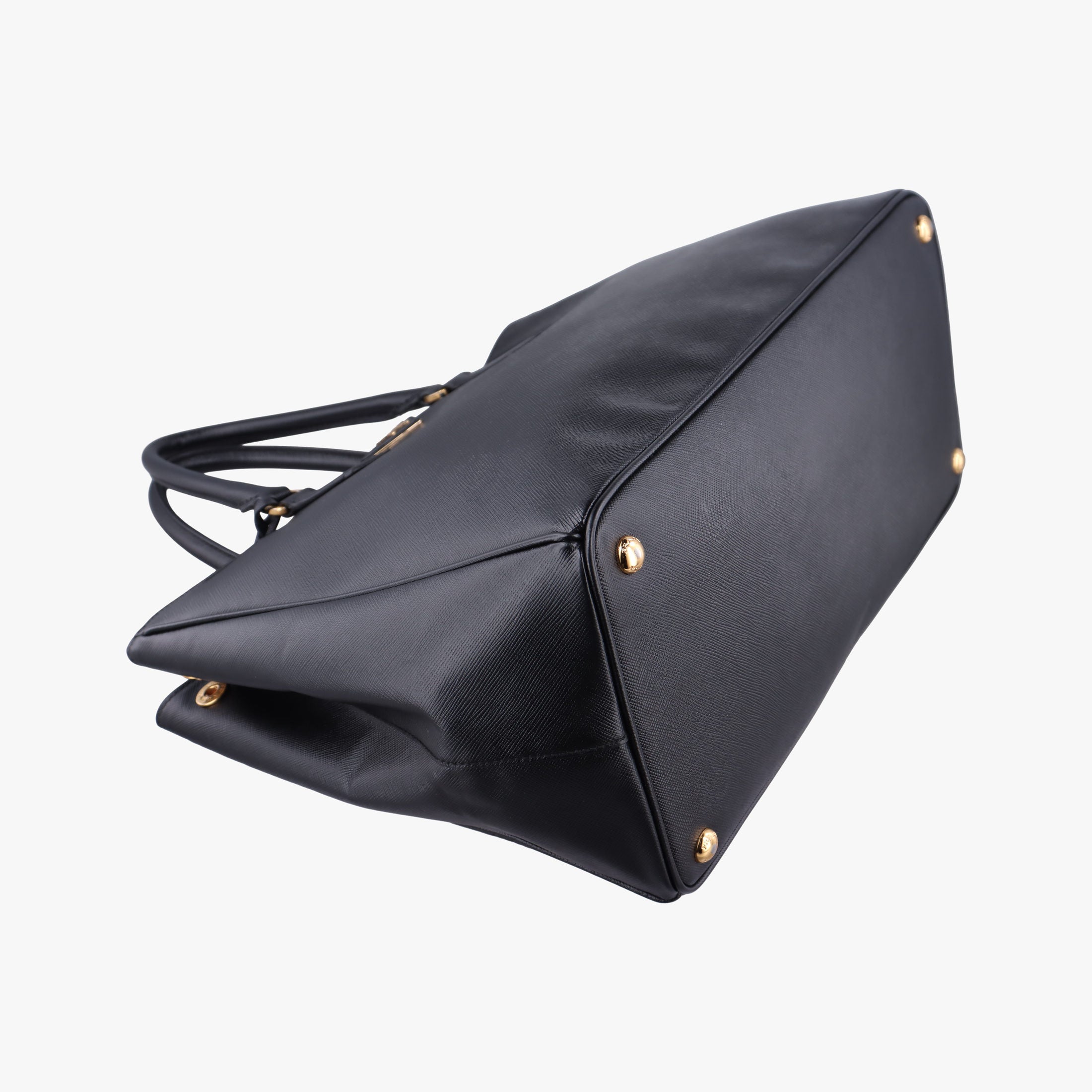Pre-owned Prada Galleria Black SAFFIANO Leather BN2274 handbag | stylenewstar