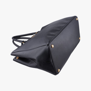 Pre-owned Prada Galleria Black SAFFIANO Leather BN2274 handbag | stylenewstar