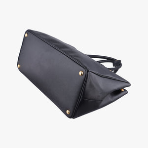 Pre-owned Prada Galleria Black SAFFIANO Leather BN2274 handbag | stylenewstar