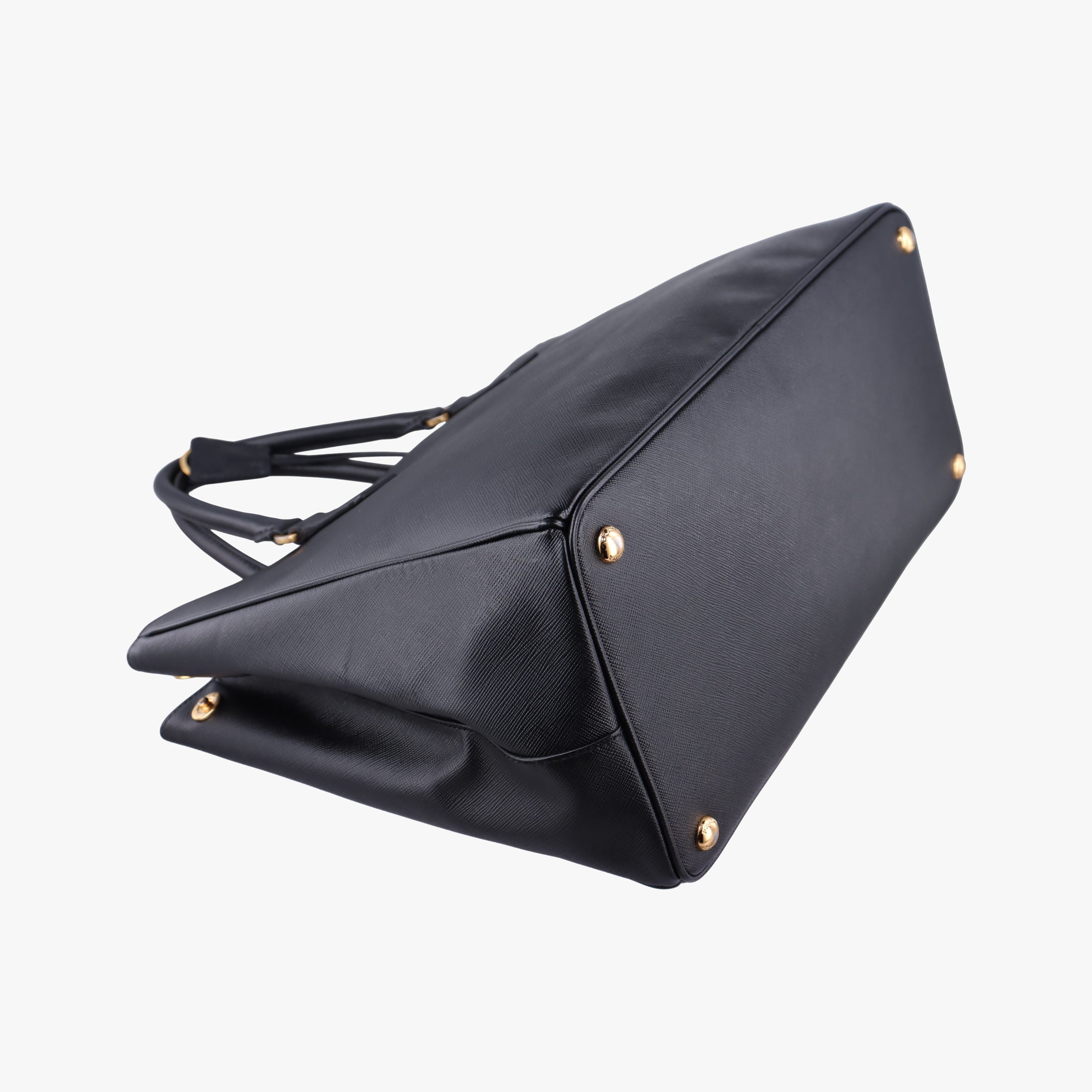 Pre-owned Prada Galleria Black SAFFIANO Leather BN2274 handbag | stylenewstar