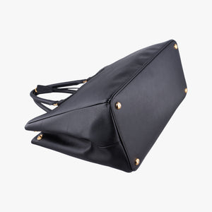 Pre-owned Prada Galleria Black SAFFIANO Leather BN2274 handbag | stylenewstar