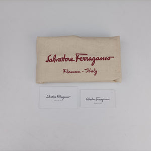 Pre-owned Ferragamo Gancini Juliet Grey leather  handbag | stylenewstar