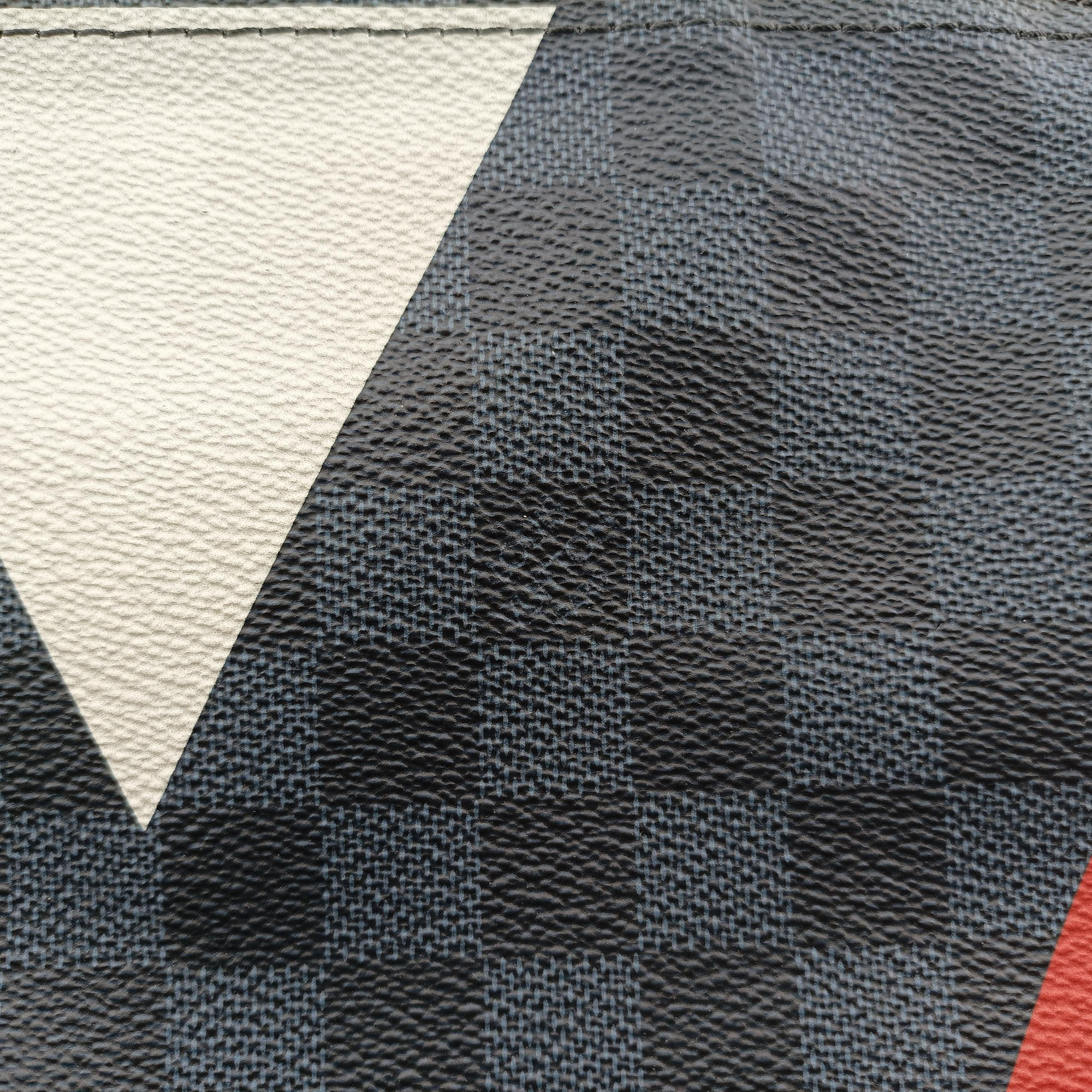 Pre-owned Louis Vuitton Mick PM America's Cup Limited Damier Cobalt × Tri-Color Coated Canvas × Leather N41639 shoulderbag | stylenewstar