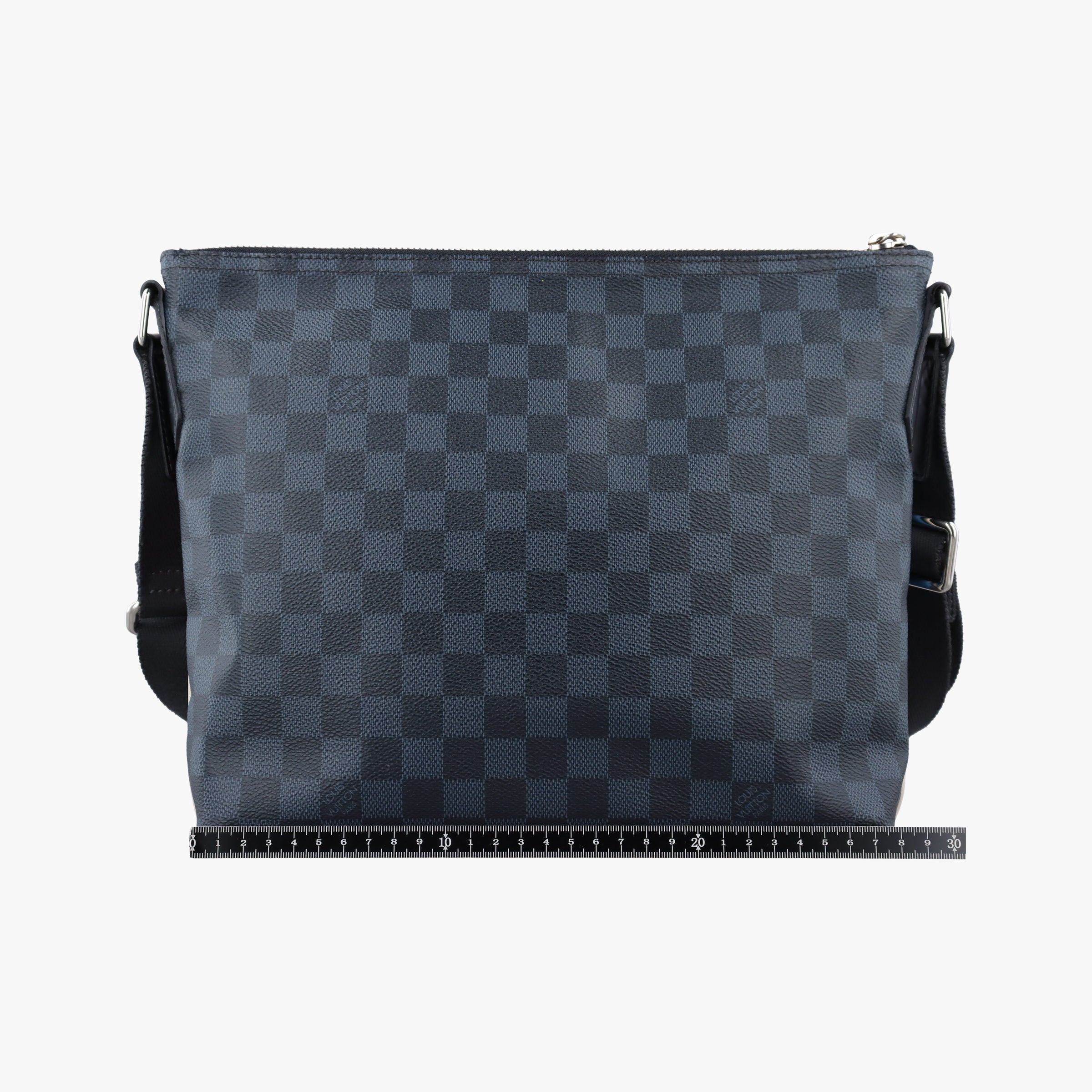 Pre-owned Louis Vuitton Mick PM America's Cup Limited Damier Cobalt × Tri-Color Coated Canvas × Leather N41639 shoulderbag | stylenewstar