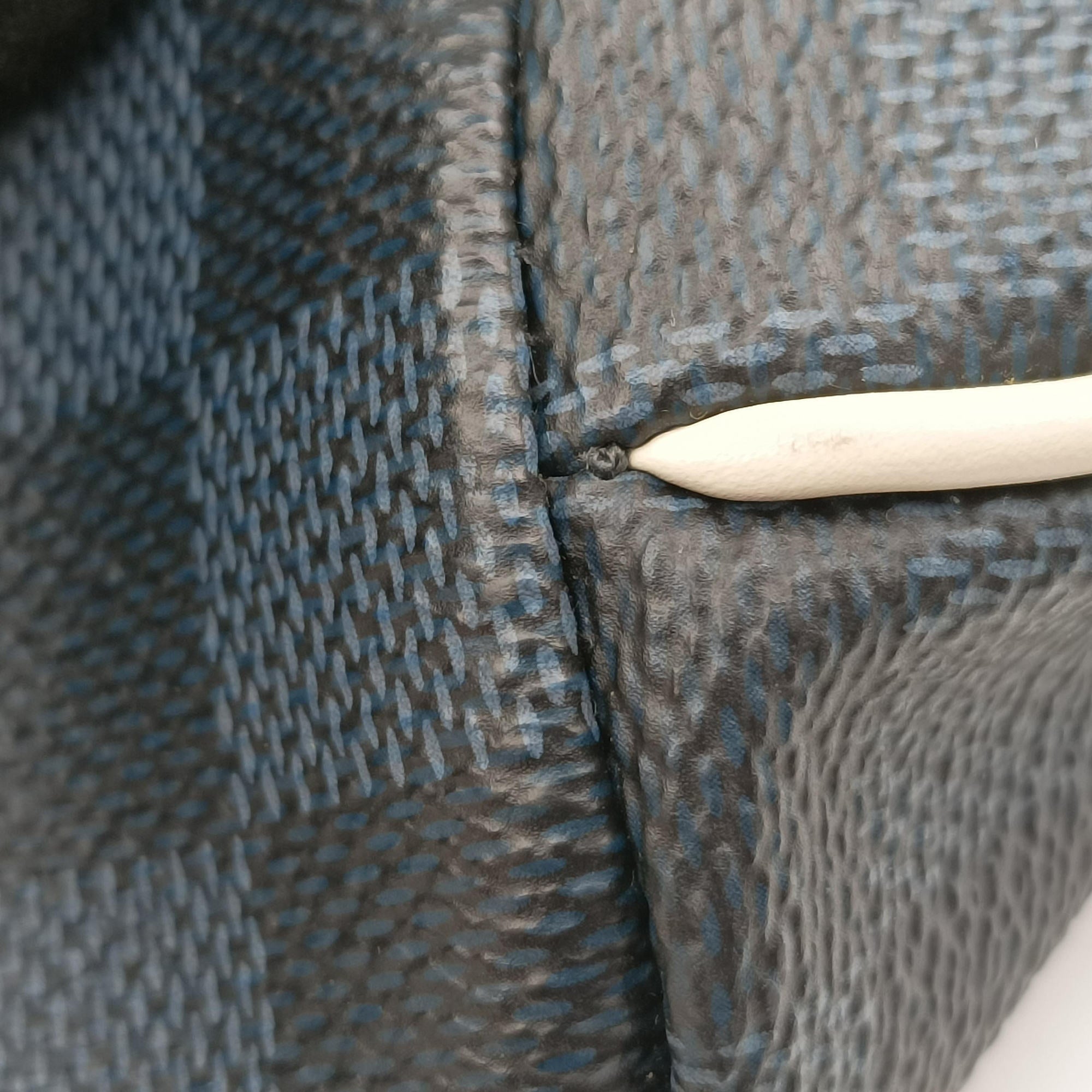 Pre-owned Louis Vuitton Mick PM America's Cup Limited Damier Cobalt × Tri-Color Coated Canvas × Leather N41639 shoulderbag | stylenewstar