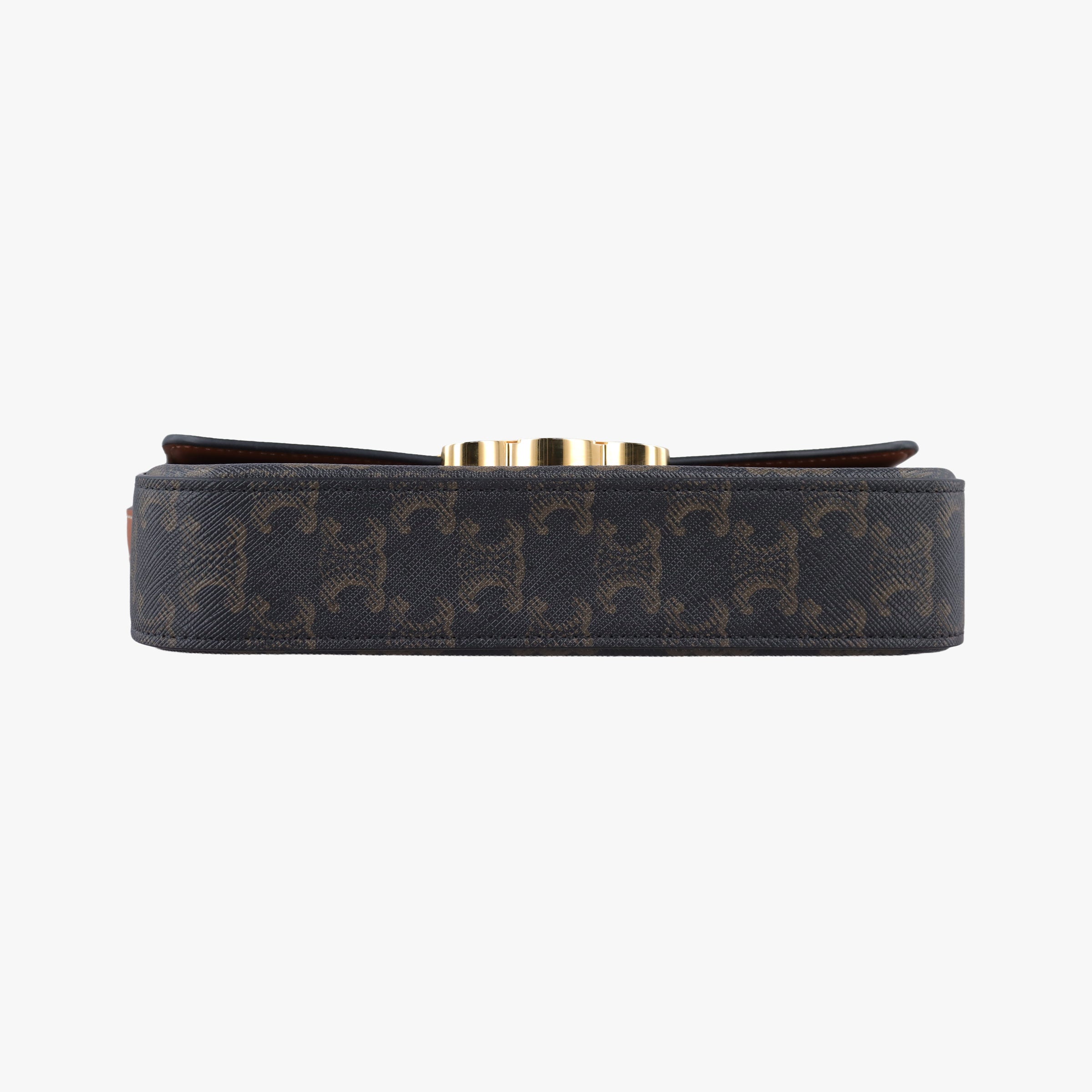 Secondhand Celine TRIOMPHE Brown PVC coated canvas  shoulderbag | stylenewstar