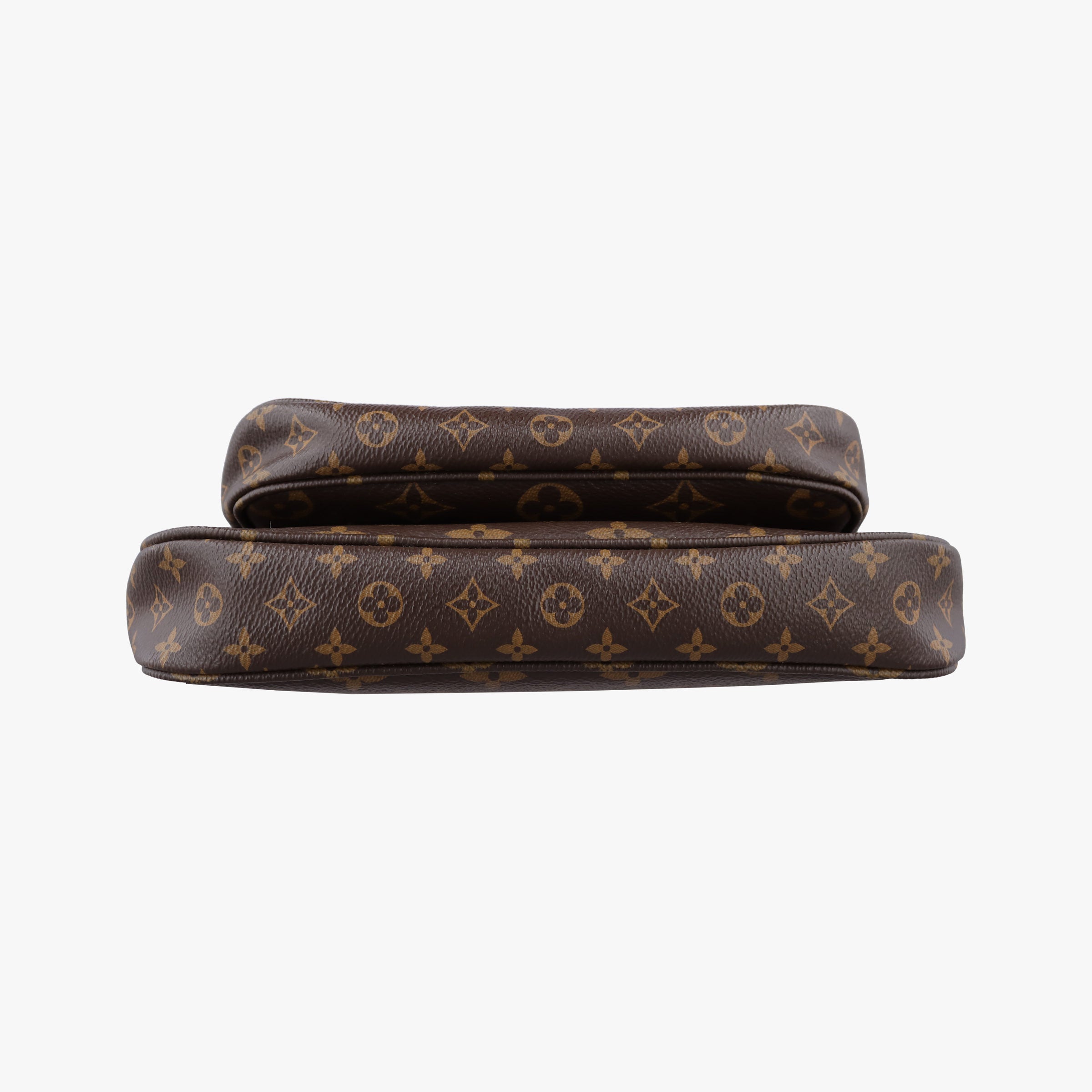 Pre-owned Louis Vuitton MULTI POCHETTE ACCESSOIRES MARRON×ROSE CLAIRE Monogram Canvas M44840 shoulderbag | stylenewstar