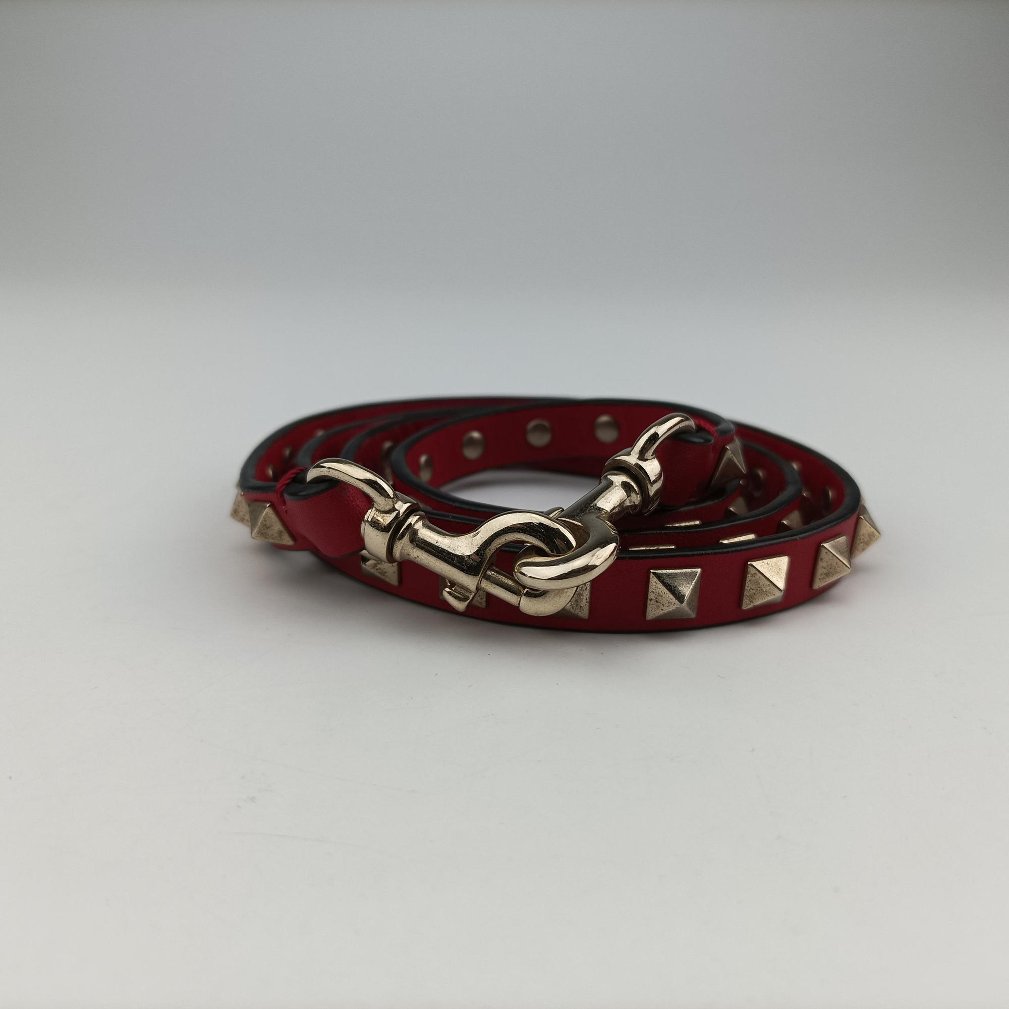 Vintage Valentino Rockstud Red Leather  shoulderbag | stylenewstar