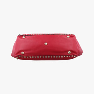 Vintage Valentino Rockstud Red Leather  shoulderbag | stylenewstar