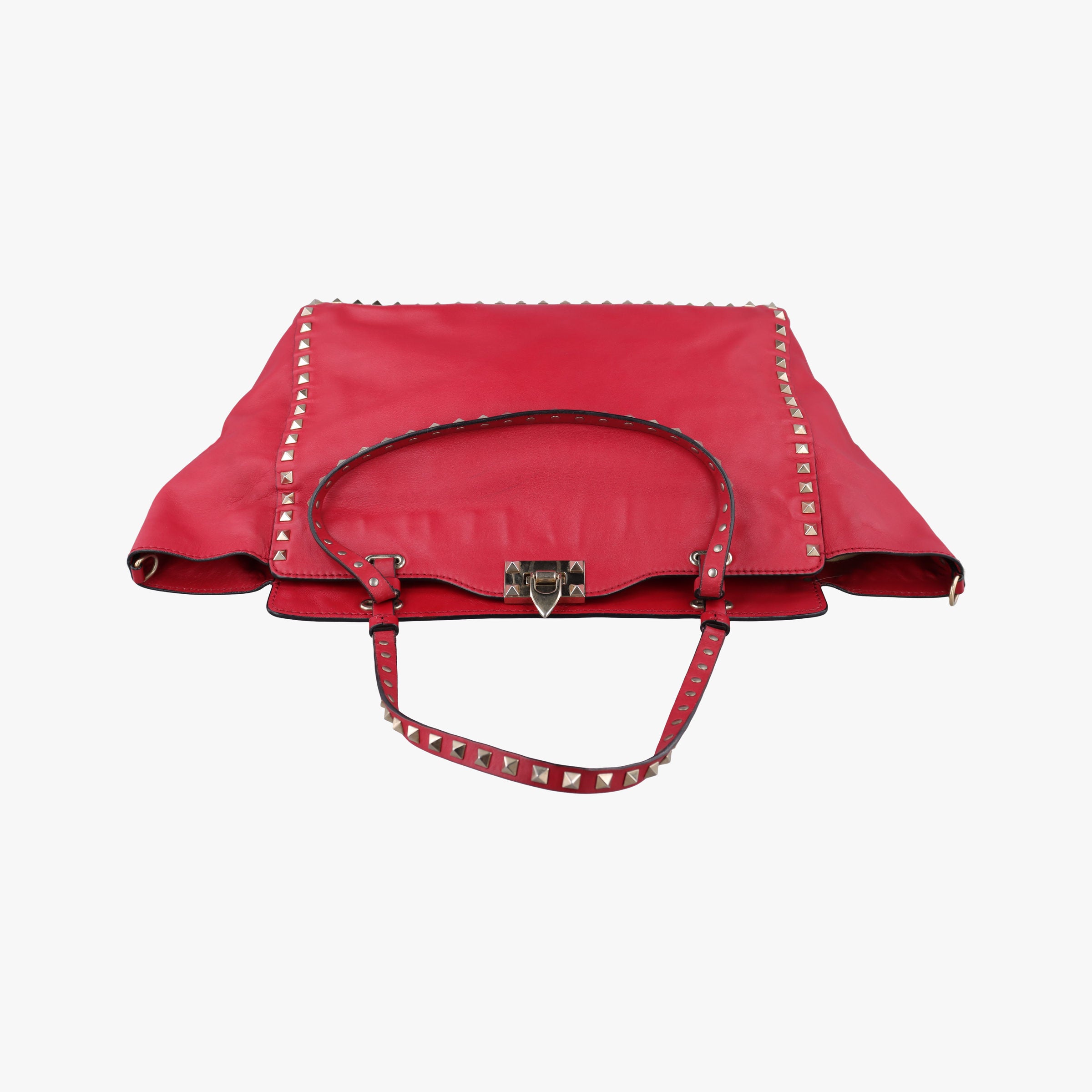 Vintage Valentino Rockstud Red Leather  shoulderbag | stylenewstar