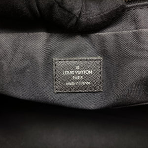 Pre-owned Louis Vuitton Porto Document Business MM Black Taiga M32721 handbag | stylenewstar
