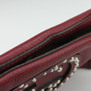 Pre-owned Gucci Soho Burgundy Leather 308364 shoulderbag | stylenewstar