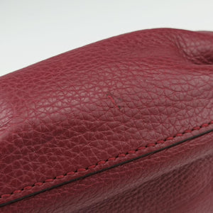 Pre-owned Gucci Soho Burgundy Leather 308364 shoulderbag | stylenewstar