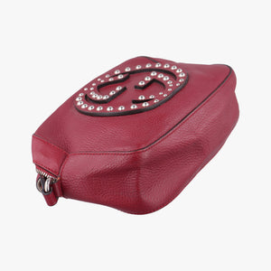 Pre-owned Gucci Soho Burgundy Leather 308364 shoulderbag | stylenewstar