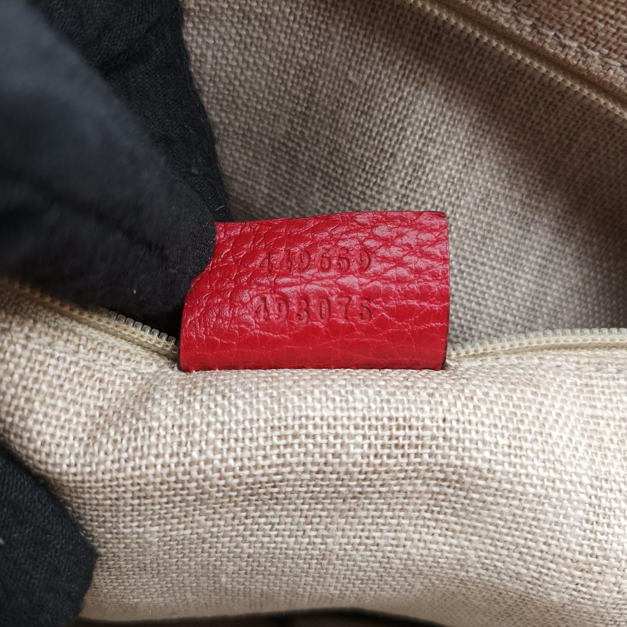 Secondhand Gucci interlocking G Charmy Red Leather 449659 shoulderbag | stylenewstar