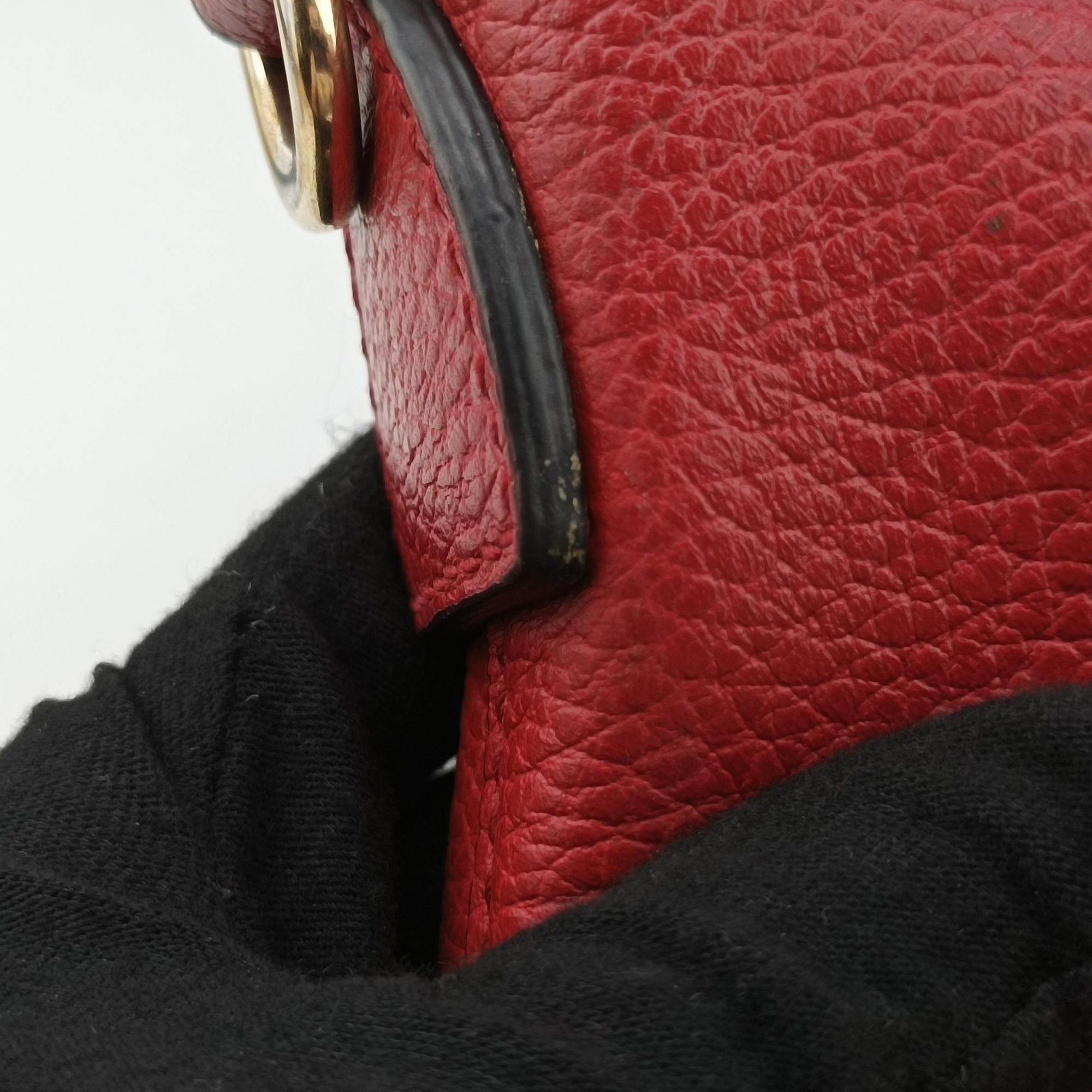 Secondhand Gucci interlocking G Charmy Red Leather 449659 shoulderbag | stylenewstar