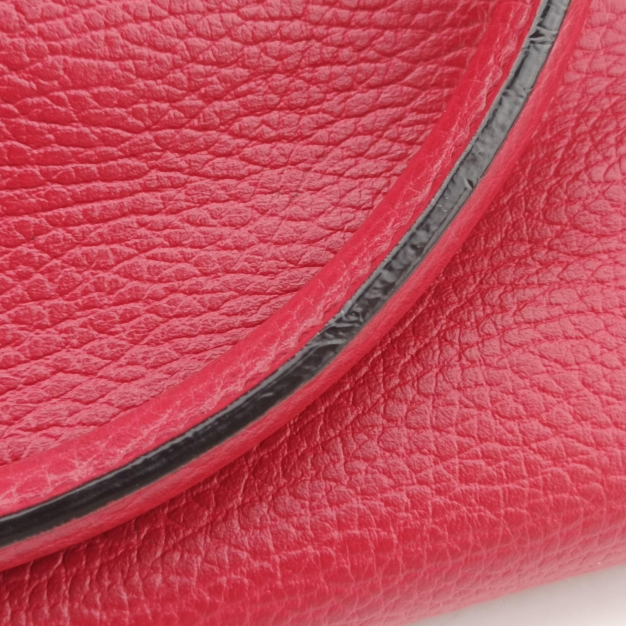 Secondhand Gucci interlocking G Charmy Red Leather 449659 shoulderbag | stylenewstar
