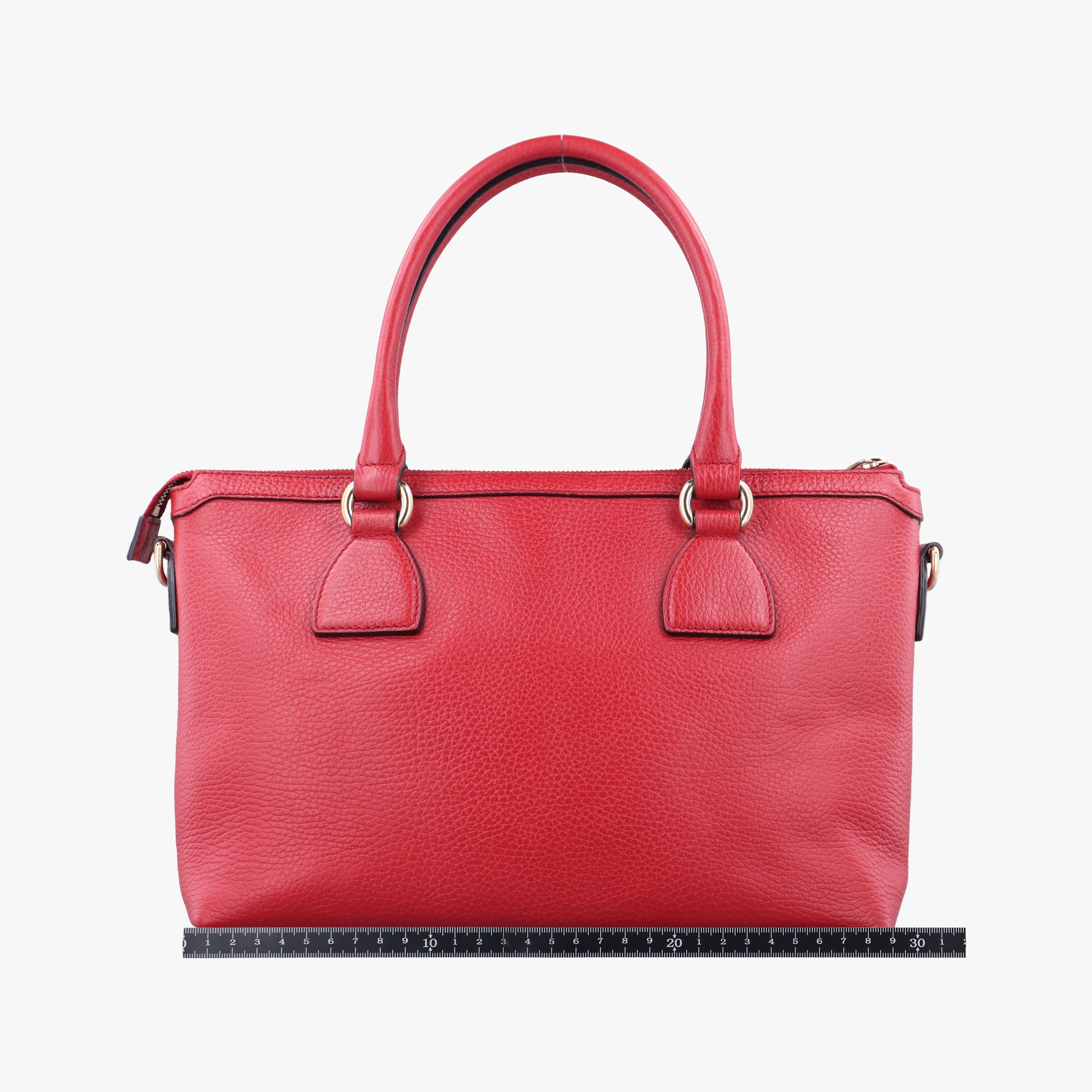 Secondhand Gucci interlocking G Charmy Red Leather 449659 shoulderbag | stylenewstar