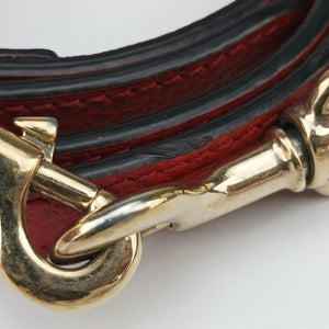 Secondhand Gucci interlocking G Charmy Red Leather 449659 shoulderbag | stylenewstar