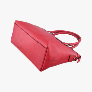 Secondhand Gucci interlocking G Charmy Red Leather 449659 shoulderbag | stylenewstar