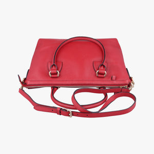 Secondhand Gucci interlocking G Charmy Red Leather 449659 shoulderbag | stylenewstar