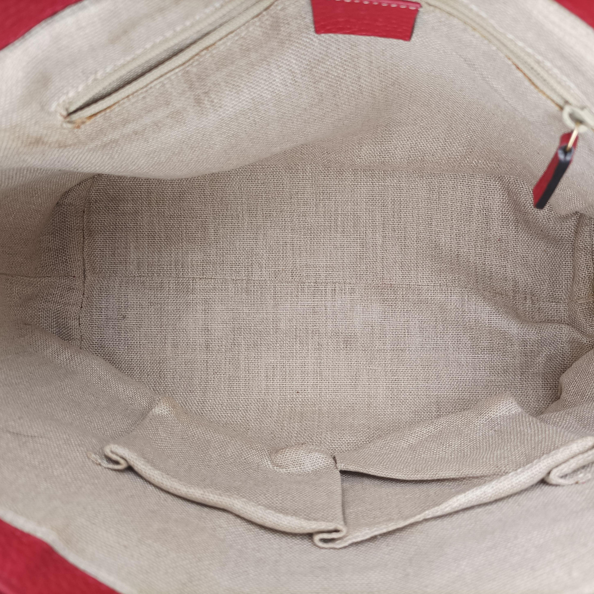 Secondhand Gucci interlocking G Charmy Red Leather 449659 shoulderbag | stylenewstar