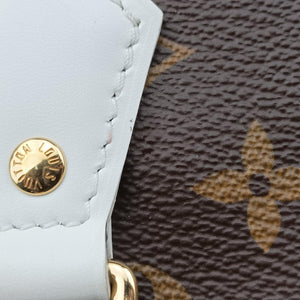 Secondhand Louis Vuitton Speedy Bandouliere 25 brown×white Monogram Canvas×calf leather M20754 shoulderbag | stylenewstar