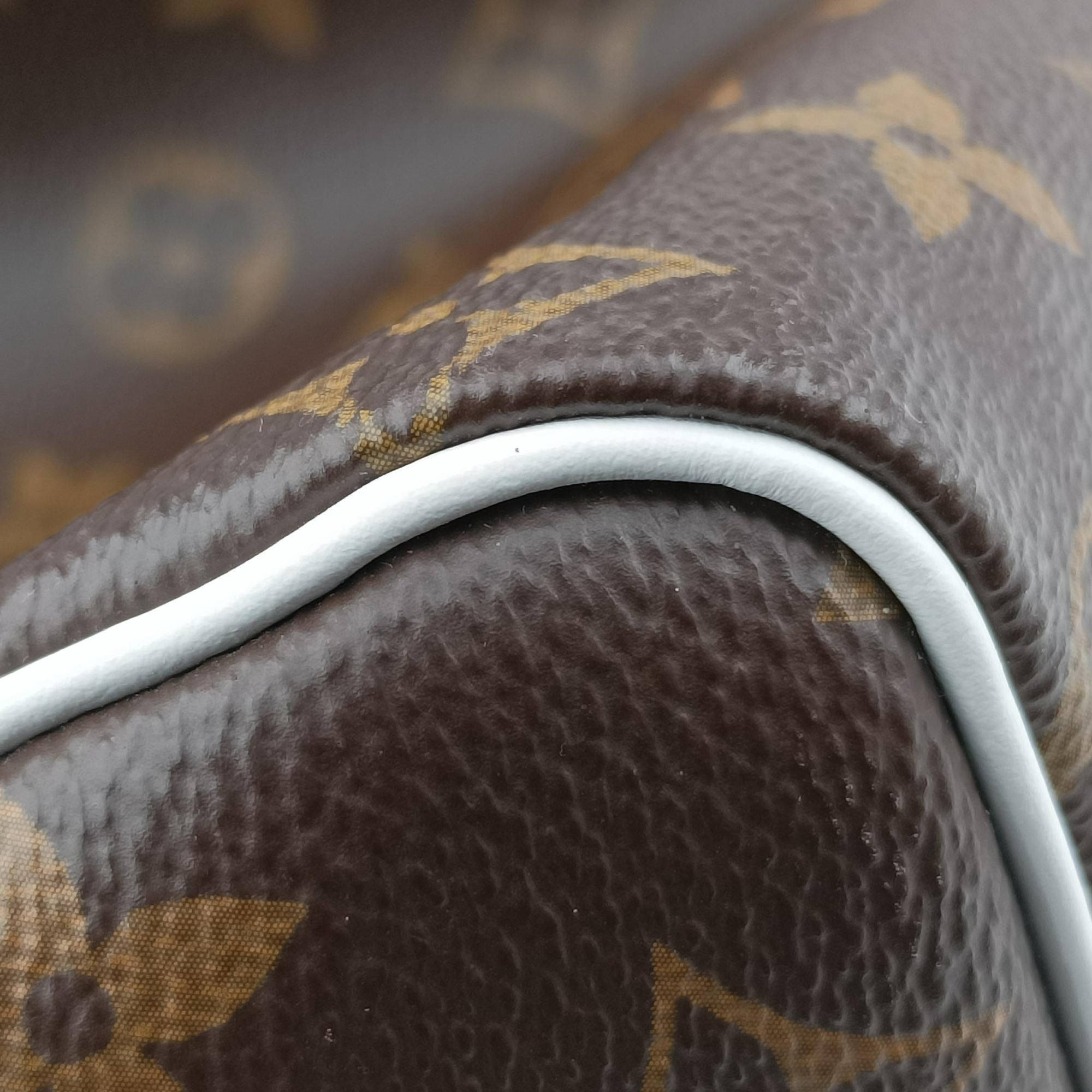 Secondhand Louis Vuitton Speedy Bandouliere 25 brown×white Monogram Canvas×calf leather M20754 shoulderbag | stylenewstar