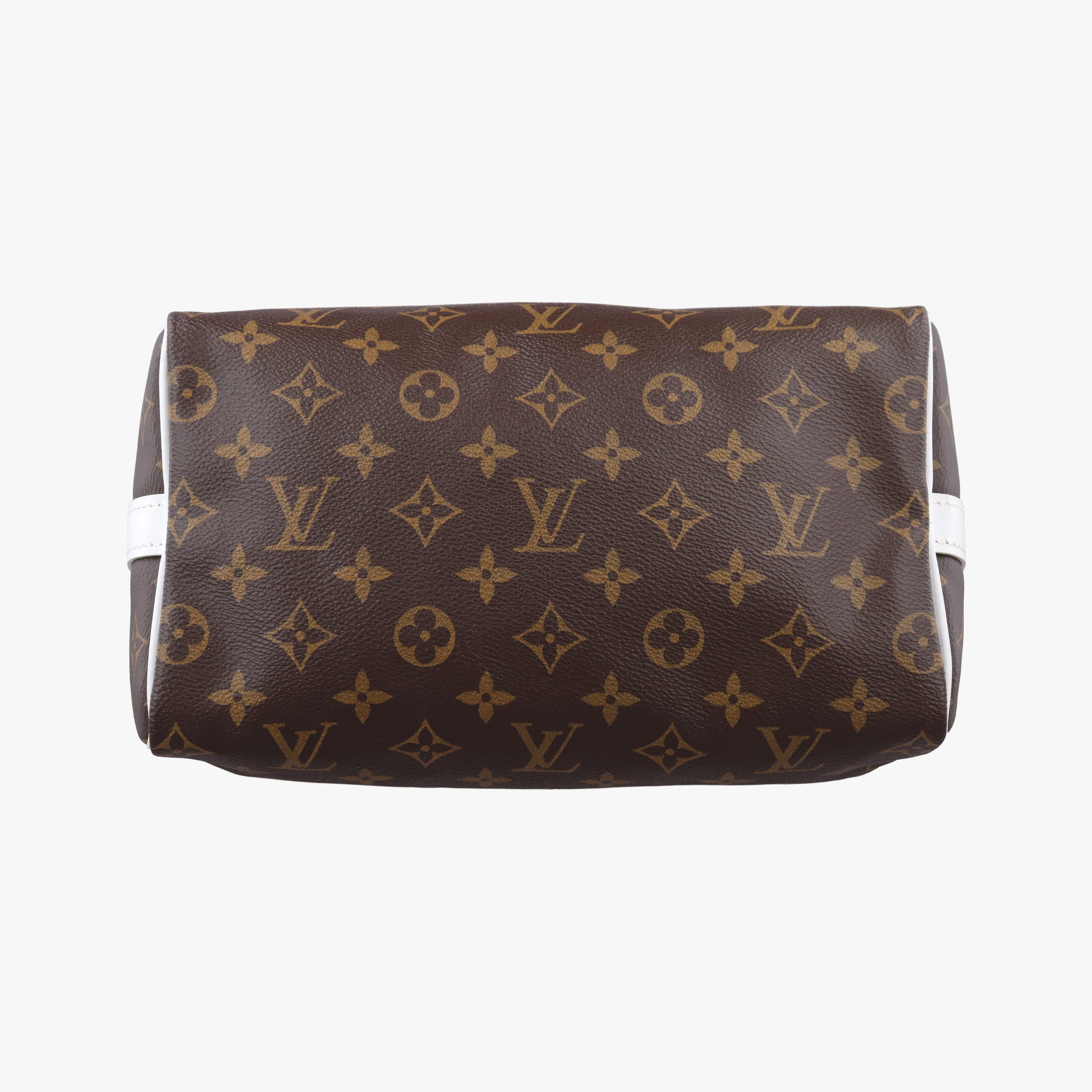 Secondhand Louis Vuitton Speedy Bandouliere 25 brown×white Monogram Canvas×calf leather M20754 shoulderbag | stylenewstar