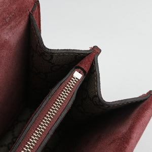 Pre-owned Gucci Dionysus Beige×Red×Multicolour PVC coated canvas × suede 400249 shoulderbag | stylenewstar
