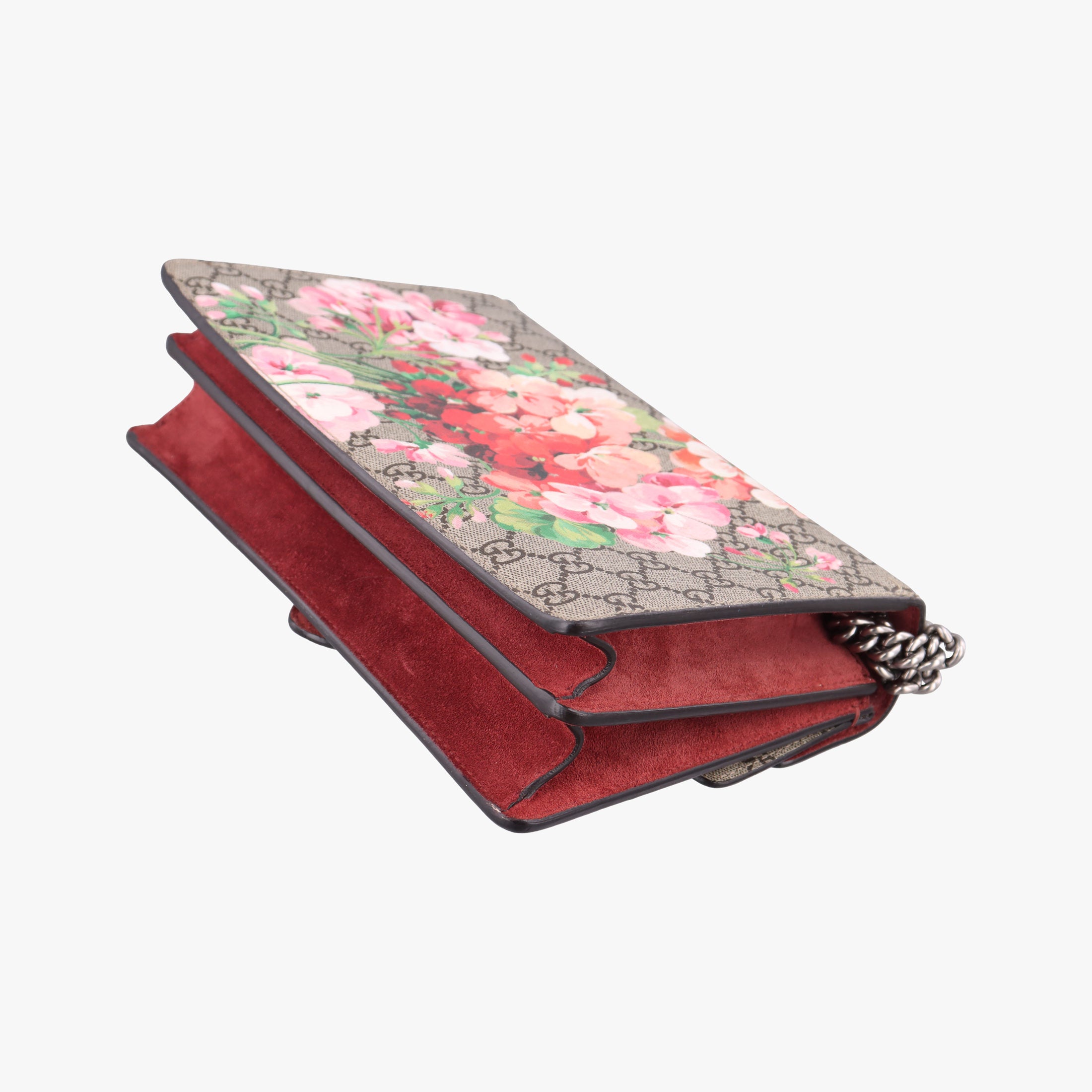 Pre-owned Gucci Dionysus Beige×Red×Multicolour PVC coated canvas × suede 400249 shoulderbag | stylenewstar