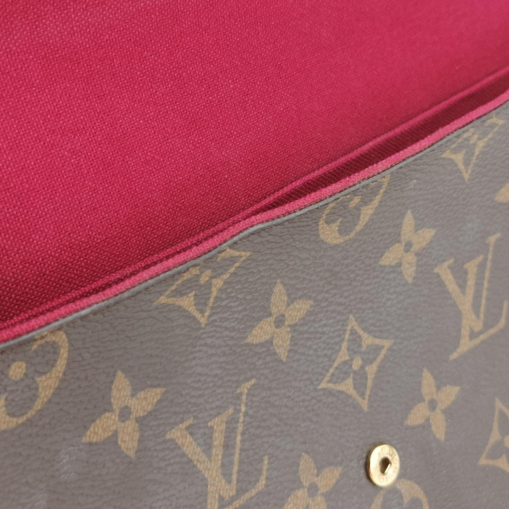 Pre-owned Louis Vuitton Pochette Felicie Brown Monogram Canvas M61276 shoulderbag | stylenewstar